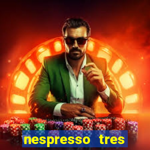 nespresso tres luzes piscando